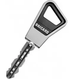 Clé Bricard Supersurete Sans Bille / Bille Sur Numero/ Passe