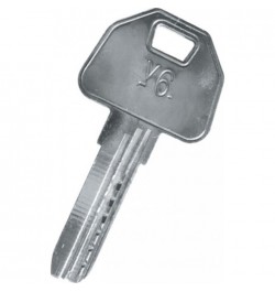 Double Cle Vachette V6 Sur Numero