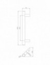 Heracles Poignée Tubulaire Inox - Série 5040 : Modèle:POIGNEE TIRAGE DEP 5040 32X400MM