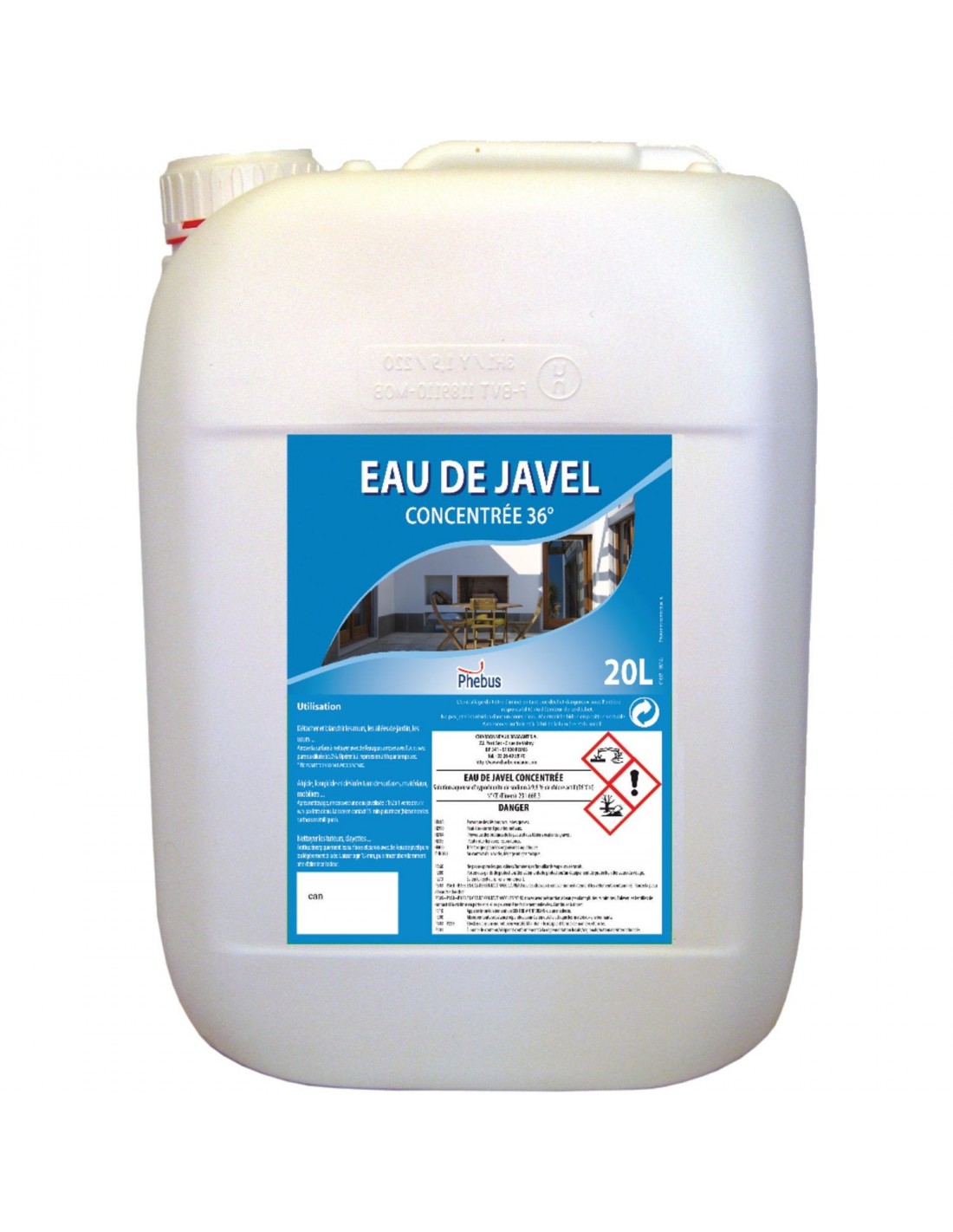 Eau De Javel Concentrée Phebus 36°