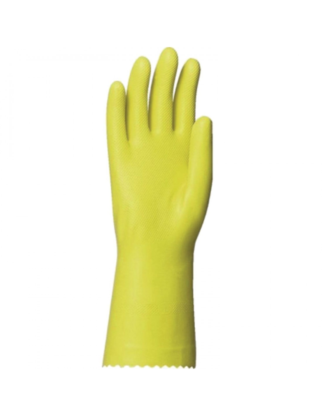12 Paires Gants Latex Ansell Marigold - Taille L - Jaune - Contact Alimentaire