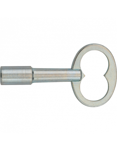 COUILLET Clé triangle ascenseur 9 mm en acier zingué COUILLET Clé triangle ascenseur 9 mm en acier zingué