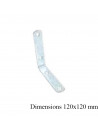 : Modèle:EQUERRE CHAISE 120 ZINGUE BLANC : Modèle:EQUERRE CHAISE 120 ZINGUE BLANC