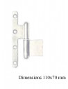 : Modèle:PAUMELLE MIXTE 110X70 ZHQ BOUT ROND DROIT : Modèle:PAUMELLE MIXTE 110X70 ZHQ BOUT ROND DROIT