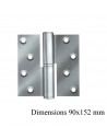: Modèle:PAUMELLE INOX BB807 90X152 GAUCHE : Modèle:PAUMELLE INOX BB807 90X152 GAUCHE