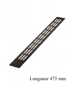 Renson Grille Intérieure Plate Simple 478 (Lot de 5) : Modèle:GRILLE PLAT INT SPL H20 LG475 NOIR