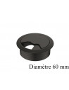 Hafele Passe-Câbles Pour Bureau (Lot de 10) : Modèle:PASSE CABLE D 60 NOIR