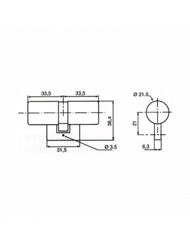 Cylindre Double Entrée Bricard Bloctout