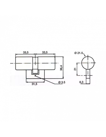 Cylindre Double Entrée Bricard Bloctout