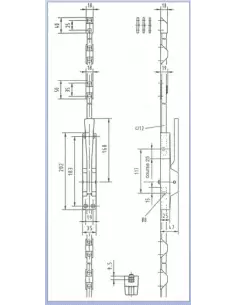 Crémone Pompier À Levier Heracles Basculant Argent 2