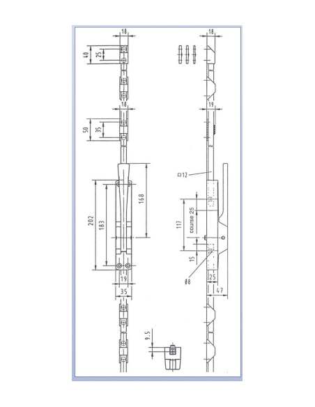 Crémone Pompier À Levier Heracles Basculant