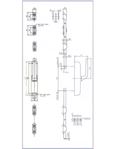 Crémone Pompier À Poignée Heracles Rotative Argent 2