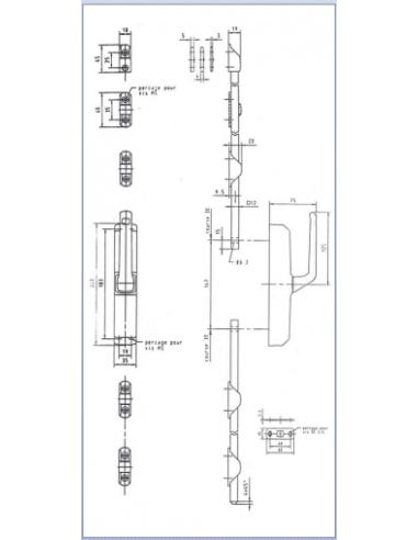 Crémone Pompier À Poignée Heracles Rotative Argent