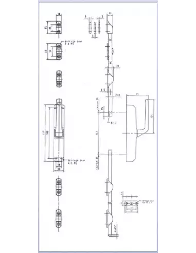Crémone Pompier À Poignée Heracles Rotative Blanc