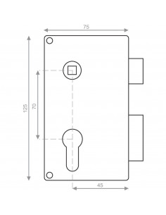 Coffre Monopoint En Applique Heracles Vertical 2