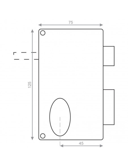 Serrure Monopoint En Applique Vertical Heracles À Gorges