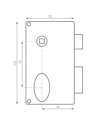Serrure Monopoint En Applique Vertical Heracles...