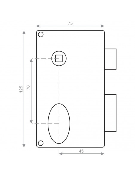 Serrure Monopoint En Applique Vertical Heracles À Gorges