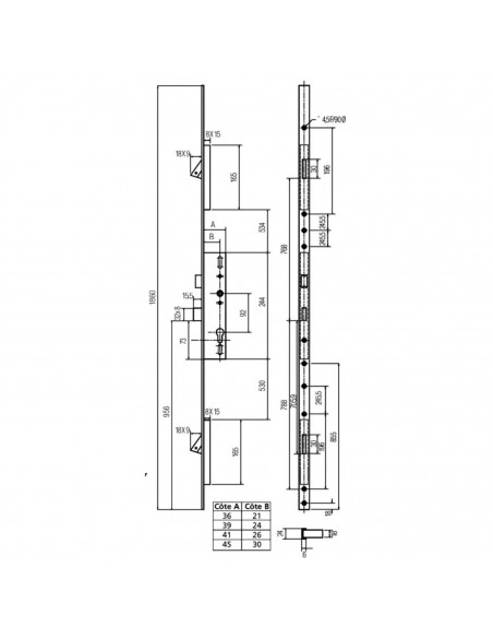 Serrure 3 Points Heracles Tf 700