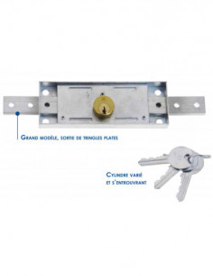 Serrure De Rideau Heracles À Cylindre Rond