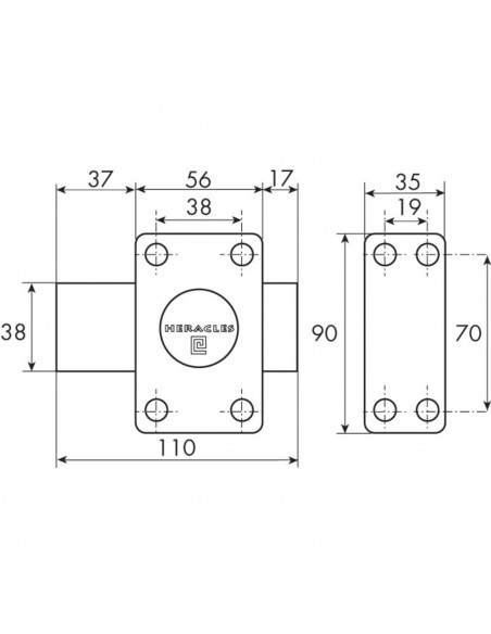 Verrou À Bouton Heracles City