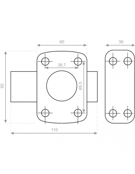 Verrou À Bouton Heracles Y8