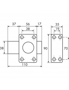 Verrou Double Entrée Heracles City 2