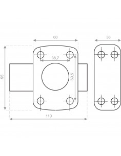 Verrou Double Entrée Heracles Y8 2