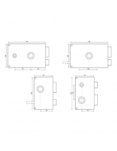 Serrure 3 Points En Applique Heracles Mx4500 Sr