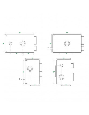 Serrure 3 Points En Applique Mx4500 Heracles Y8