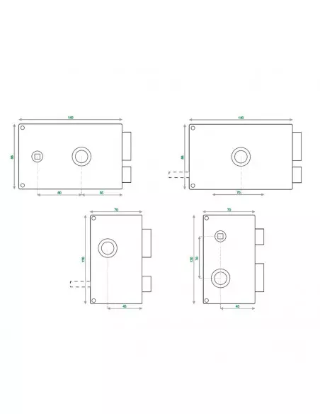 Serrure 3 Points En Applique Mx4500 Heracles Y8