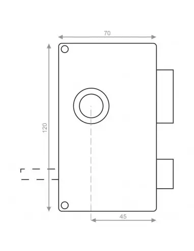Serrure Monopoint En Applique Heracles Mx4500 Sr