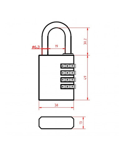 Cadenas À Combinaison Heracles Combo -2