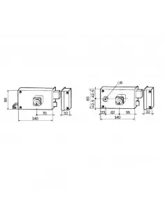 Serrure Monopoint En Applique Bricard Alpha 2