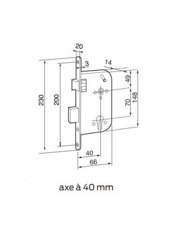 Serrure À Mortaiser Monopoint Bricard...