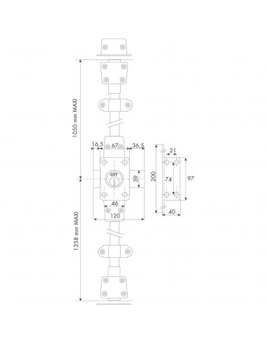 Verrou 3 Points A2P1 Iseo Zenith
