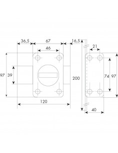 Verrou Cavith Iseo A2p* 2