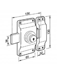 Verrou Double Entrée Bloctout Bricard 2