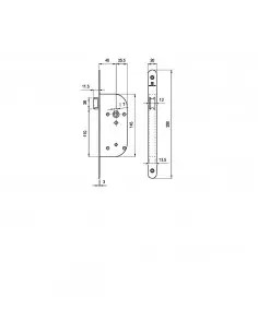 Monopoint À Larder Heracles Série L400-Nf Axe À 40 Mm Noir 2
