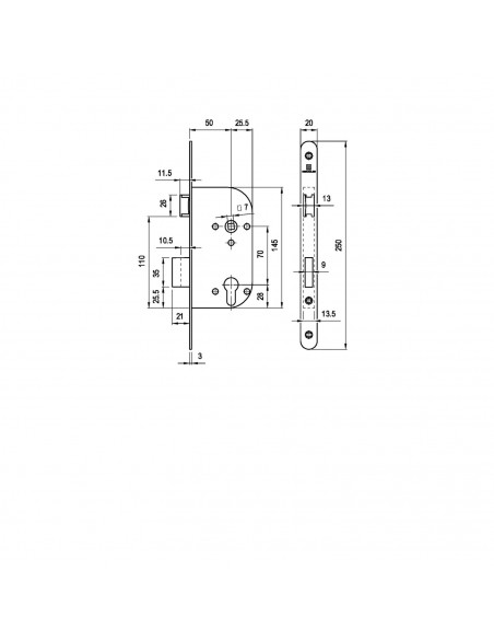 Monopoint À Larder Heracles Série L800-Nf Axe À 50 Mm Inox -2