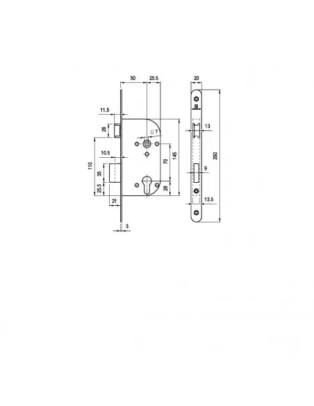 Monopoint À Larder Heracles Série L800-Nf Axe À 50 Mm Inox -2