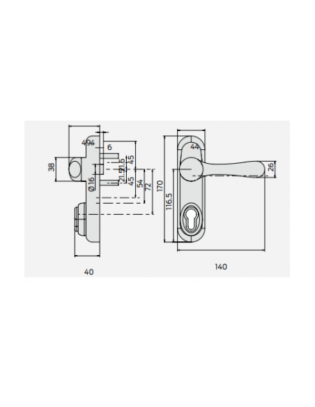 Module Extérieur Bricard Pour Securistyle Et Touchbar 900