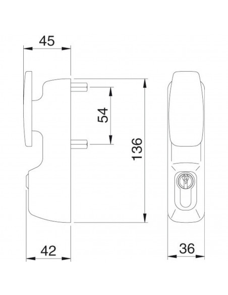 Module Extérieur Et Accessoires Iseo Pour Antipanique Idea