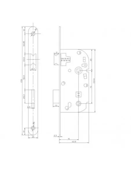 Monopoint À Larder Heracles Eco Axe À 40 Mm Blanc (lot de 5)