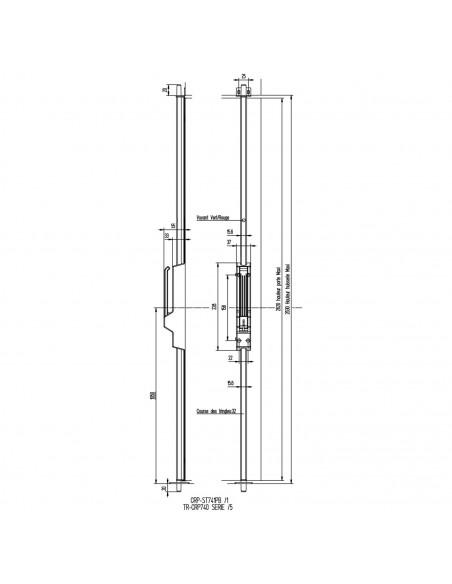 Crémone Pompier Vachette