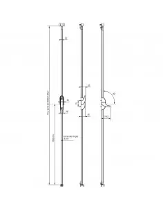 Crémone Pompier Vachette Aerolis 2