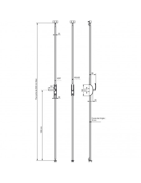 Crémone Pompier Vachette Veolis