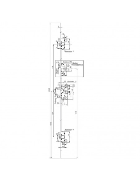 Serrure 5 Points À Larder Vachette Trilock