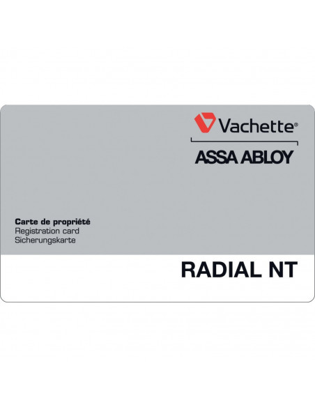 Verrou Double Entrée Vachette Radial Nt