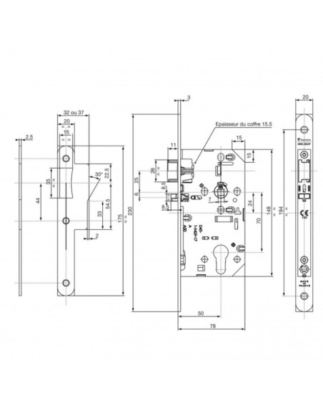 Monopoint À Larder Vachette D'urgence D456